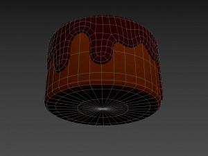 chocolate cake 3D 模型