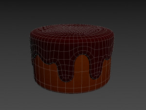 chocolate cake 3D 模型