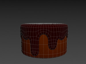 chocolate cake 3D 模型
