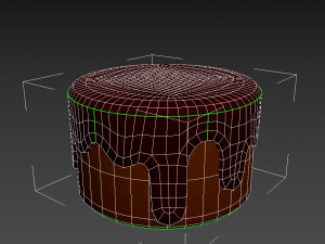 chocolate cake 3D 模型