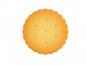 round cracker 3D मॉडल