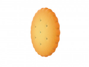 round cracker 3D मॉडल