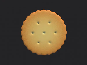 round cracker 3D Model