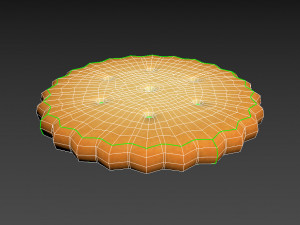 round cracker 3D मॉडल