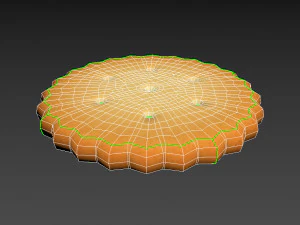round cracker 3D Model