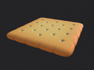 square cracker 3D-Modell