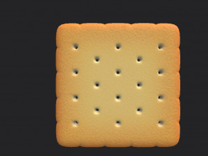 square cracker 3D-Modell