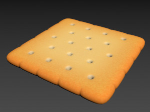 square cracker 3D-Modell