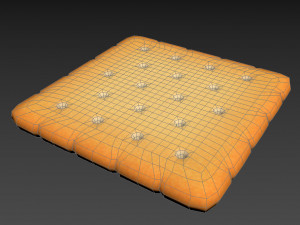 square cracker 3D-Modell