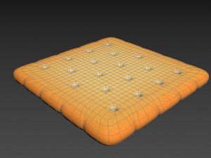 square cracker 3D-Modell