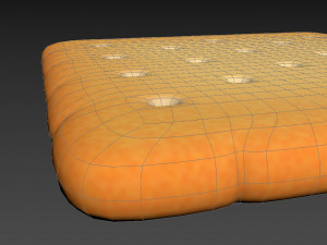 square cracker 3D-Modell