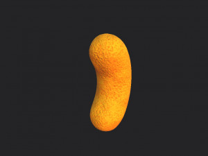 cheese puff snack 3D Model