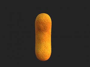 cheese puff snack 3D Model