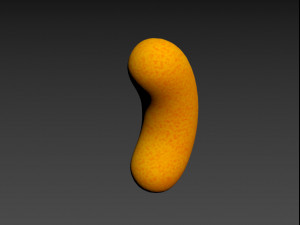 cheese puff snack 3D Model