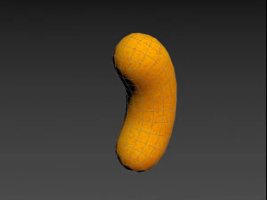 bocadillo de hojaldre de queso Modelo 3D