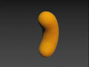 bocadillo de hojaldre de queso Modelo 3D