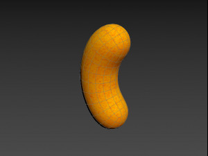 cheese puff snack 3D Model