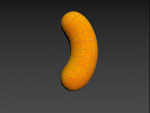 cheese puff snack 3D Model