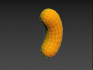 cheese puff snack 3D Model