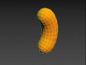 bocadillo de hojaldre de queso Modelo 3D