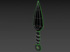 kunai Model 3D