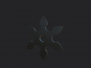 shuriken Model 3D