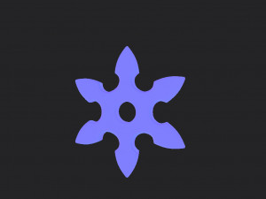 shuriken Model 3D