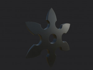 shuriken Model 3D
