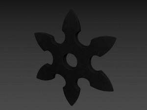 shuriken Model 3D