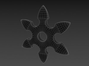 shuriken Model 3D