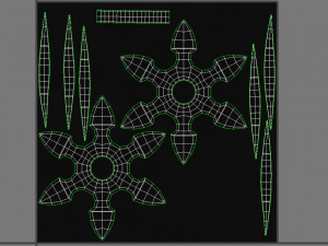 shuriken Model 3D