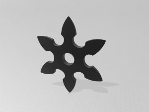 shuriken Model 3D