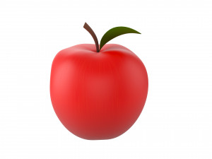 bitten apple 3D Модель