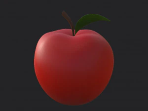 bitten apple 3D Model