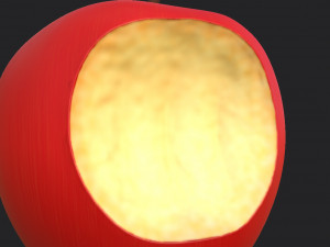 bitten apple 3D Модель