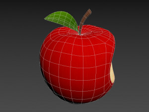 bitten apple 3D Модель