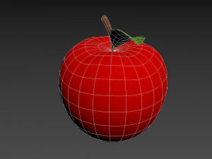 bitten apple 3D Model