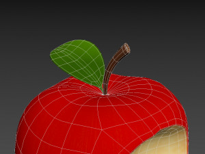 bitten apple 3D Модель