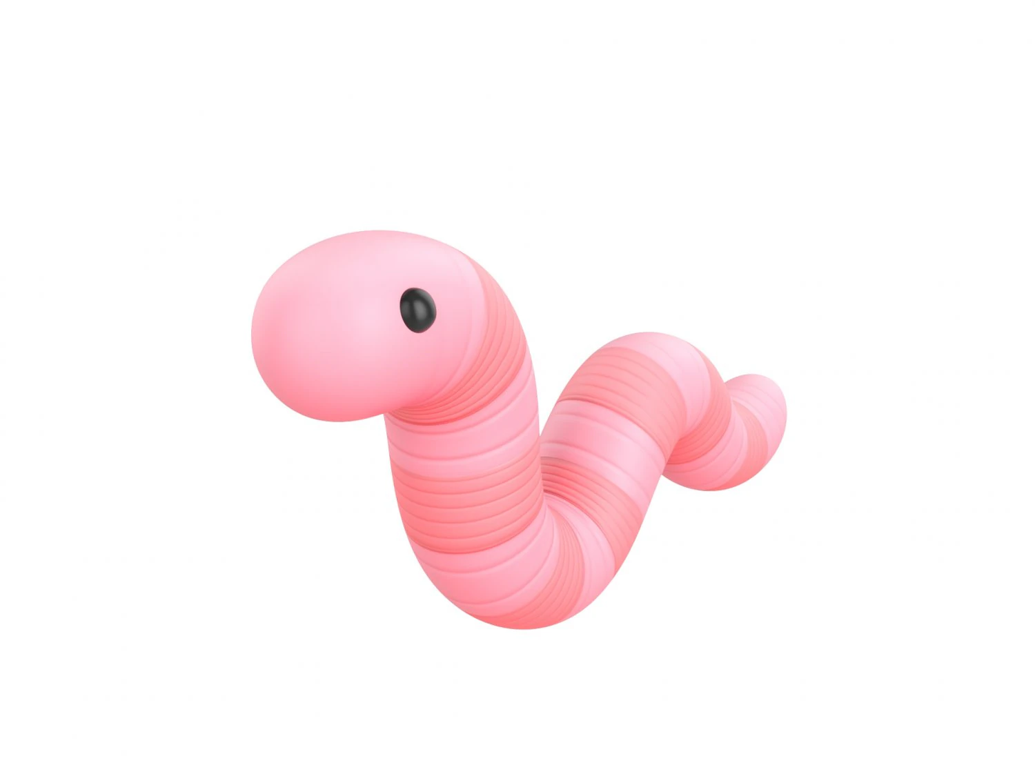 cartoon worm 3D Model .c4d .max .obj .3ds .fbx .stl .blend