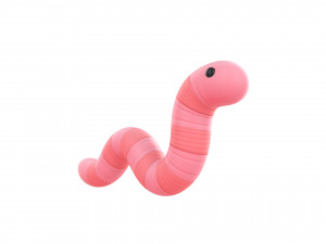 cartoon worm 3D Модель