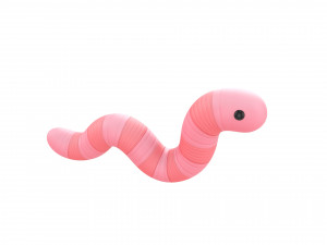 cartoon worm 3D Модель