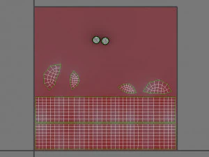 cartoon worm 3D Model