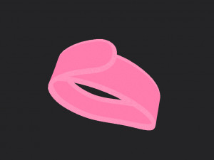 cosmetic headband 3D 모델