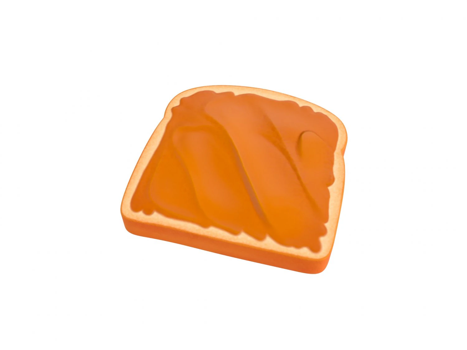 peanut butter toast 3D Model .c4d .max .obj .3ds .fbx .stl .blend 