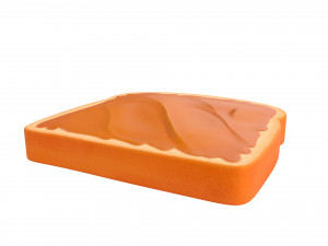 peanut butter toast 3Dモデル