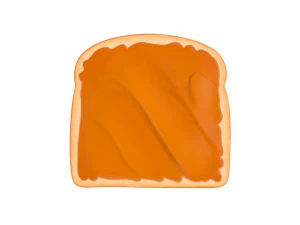 peanut butter toast 3D Model
