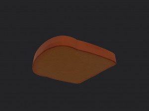 peanut butter toast 3Dモデル