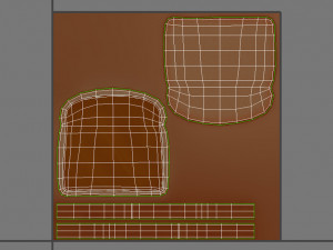 peanut butter toast 3Dモデル