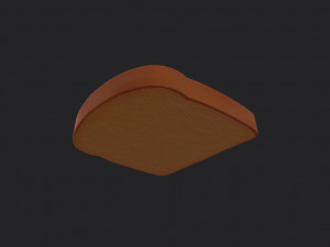 nutella toast 3D Model