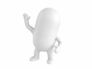 rigged capsule man 3D मॉडल